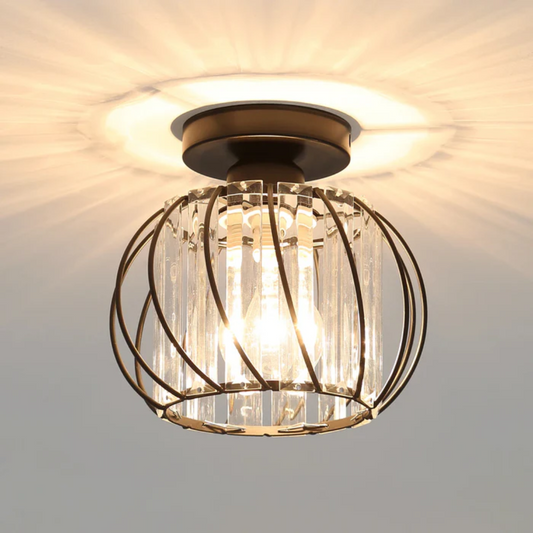 Modern Glass Ceiling Light | Elegant Design for Living Rooms and Bedrooms