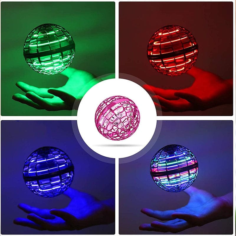 LED Hover Boomerang Ball | Rechargeable Flying Spinner Toy for Kids and Adults