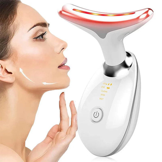 Microcurrent Handset | 6-in-1 Skin Care Device | EMS + Light Therapy | Rechargeable