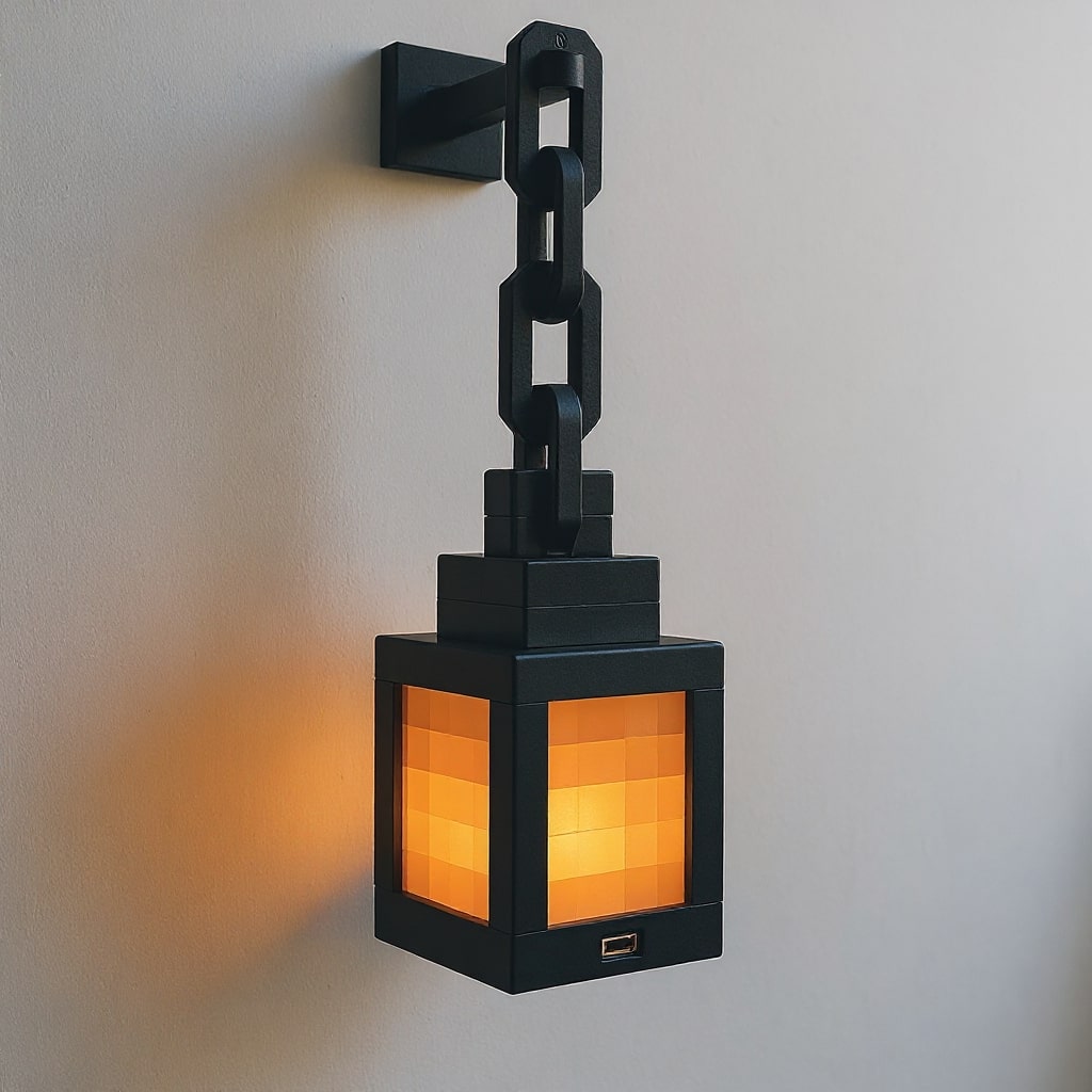 Pixel-Style LED Lamp | Wireless Rechargeable Night Light | 16-Color Table or Wall Lamp