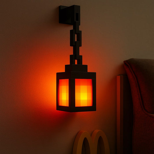 Pixel-Style LED Lamp | Wireless Rechargeable Night Light | 16-Color Table or Wall Lamp