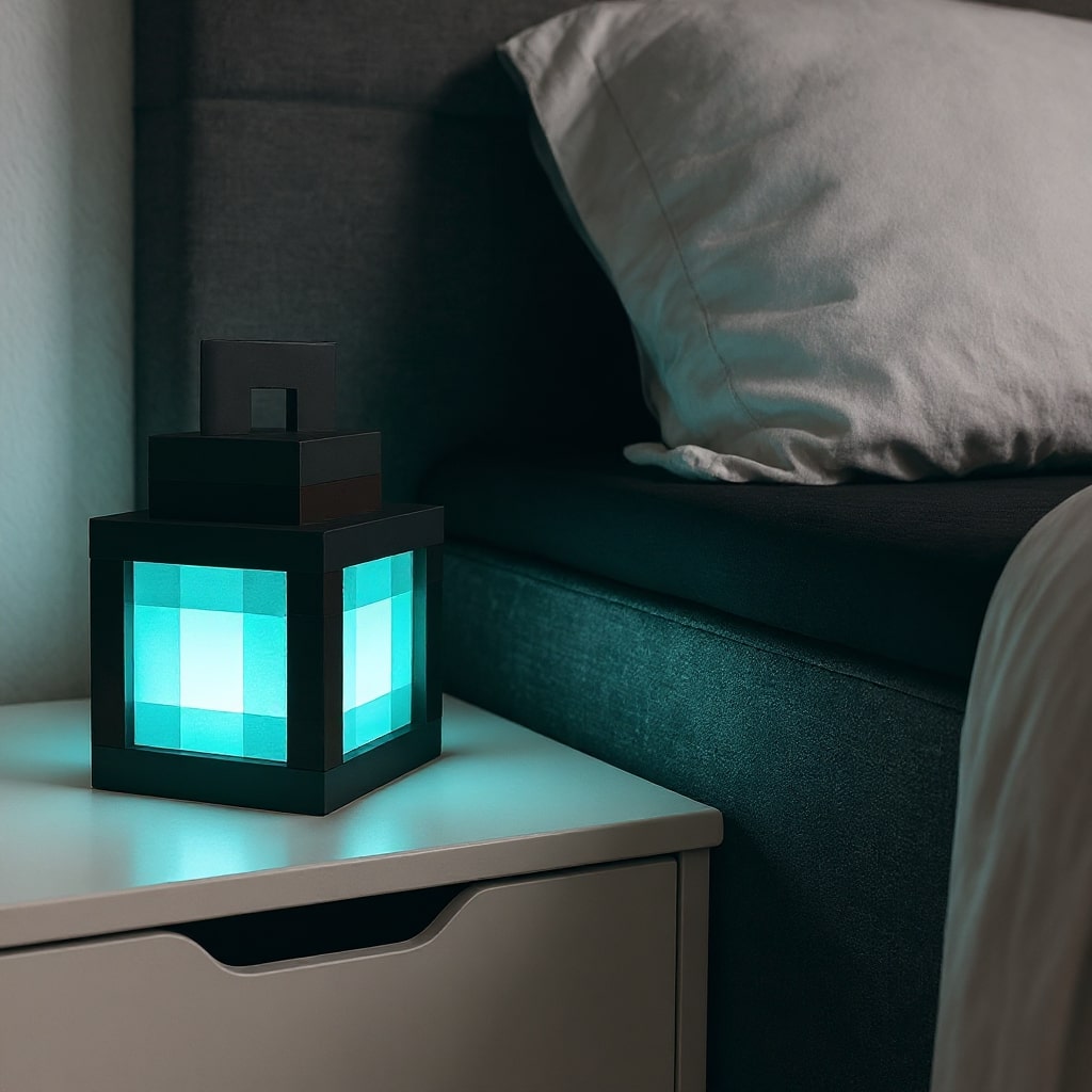 Pixel-Style LED Lamp | Wireless Rechargeable Night Light | 16-Color Table or Wall Lamp