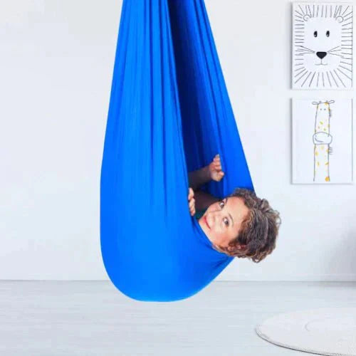 Sensory Swing for Kids | Stretch Fabric | Indoor & Outdoor Use | 39×110 in