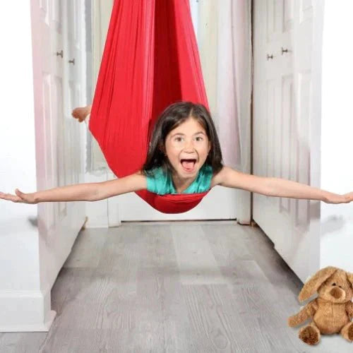 Sensory Swing for Kids | Stretch Fabric | Indoor & Outdoor Use | 39×110 in